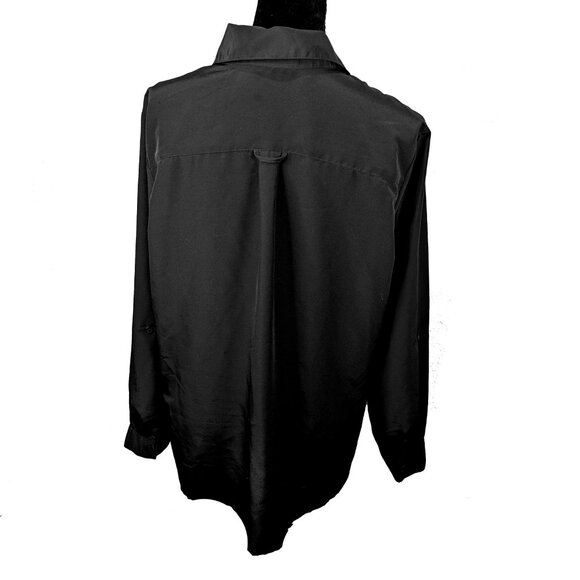 Elemenz Black Long-sleeve buttoned shirt with pockets Size XL - Picture 5 of 5